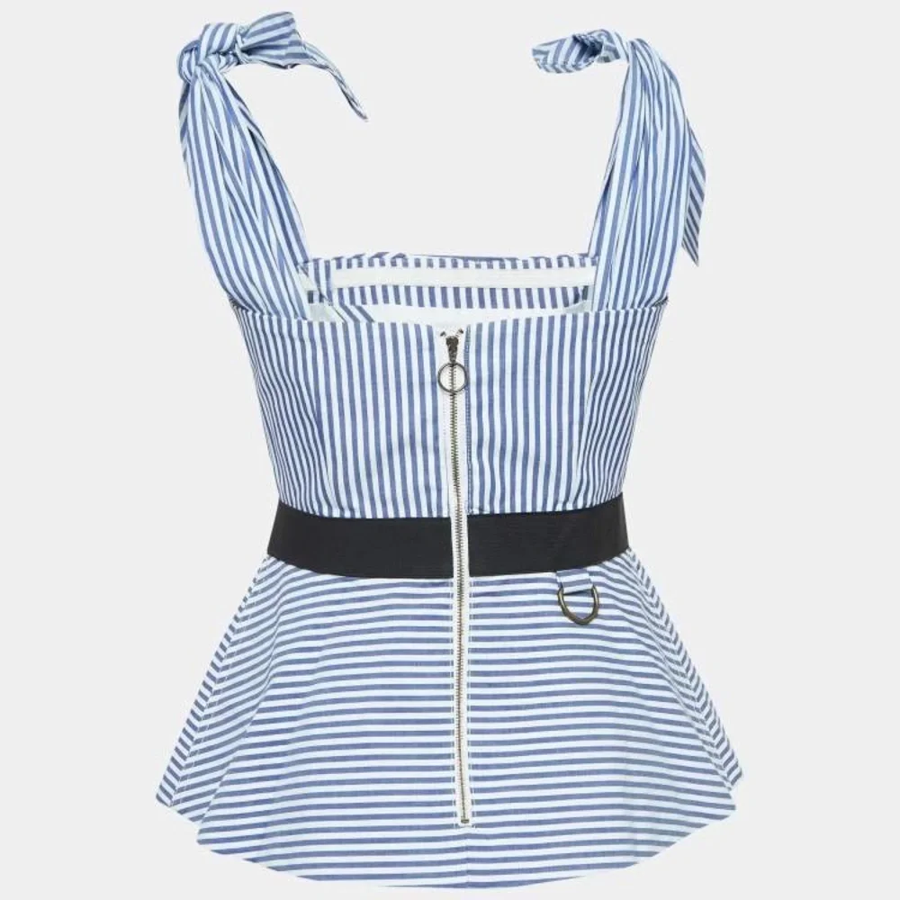 New with tags Self Portrait Shirting Tie Detail Top, size 8 - Picture 5 of 9